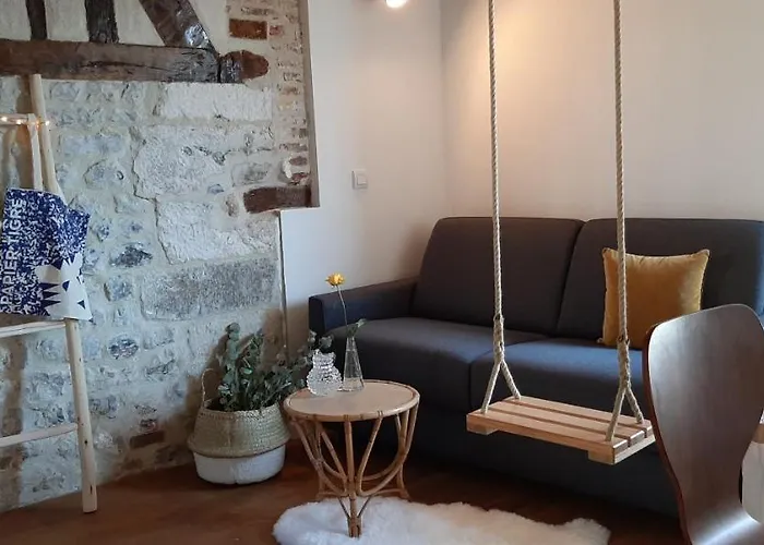 -parking Prive -maison Entiere -balancoire En Interieur-coeur Historique -la Clef De * 翁弗勒尔